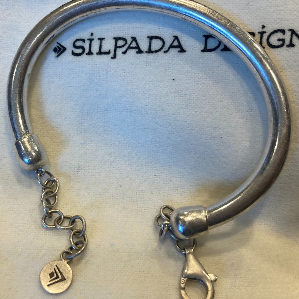 .925 Silpada Silver Bracelet with Chain